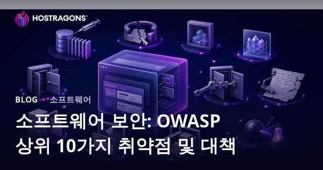 소프트웨어 보안: OWASP 상위 10가지 취약점 및 대책