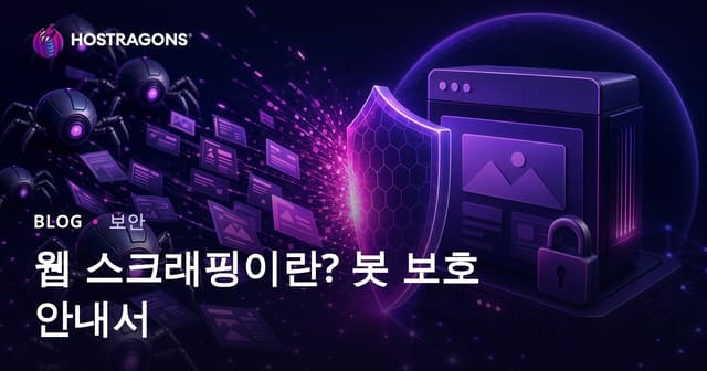 웹 스크래핑이란? 봇 트래픽이 사이트를 소모하는 걸 막는 실전 가이드