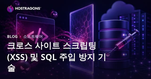 크로스사이트스크립팅(XSS) 및 SQL 인젝션 예방 실전 가이드
