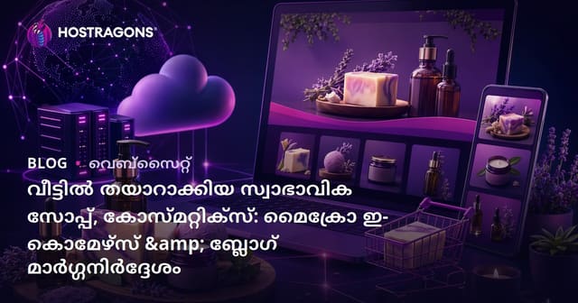 വീട്ടിൽ തയാറാക്കിയ സ്വാഭാവിക സോപ്പ്, കോസ്മറ്റിക്‌സ്: മൈക്രോ ഇ-കൊമേഴ്‌സ് & ബ്ലോഗ് മാർഗ്ഗനിർദ്ദേശം