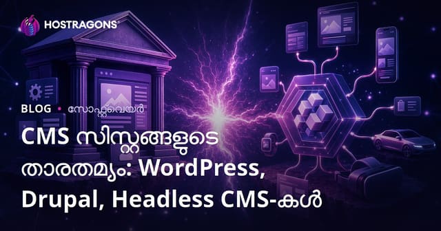 CMS സിസ്റ്റങ്ങളുടെ താരതമ്യം: WordPress, Drupal, Headless CMS — മലയാളത്തിൽ സുലഭമായി തെരഞ്ഞെടുക്കാൻ
