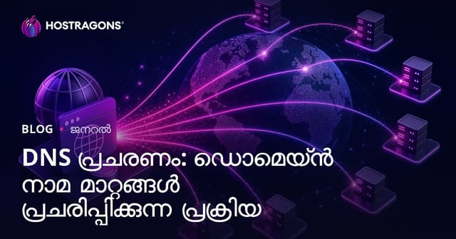 DNS പ്രചരണം: ഡൊമെയ്ൻ നാമ മാറ്റങ്ങൾ പ്രചരിപ്പിക്കുന്ന പ്രക്രിയ
