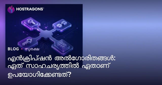 ഡാറ്റാ എൻക്രിപ്ഷൻ അല്ഗോറിതങ്ങൾ: അടിയന്തര ഉപയോഗത്തിന് അനുയോജ്യമെന്നത് എങ്ങനെ തിരഞ്ഞെടുക്കാം?