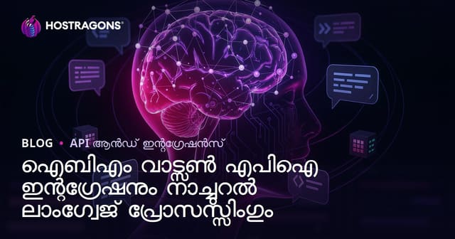 ഐബിഎം വാട്സൺ എപിഐ ഇന്റഗ്രേഷനും നാച്ചുറൽ ലാംഗ്വേജ് പ്രോസസ്സിംഗും