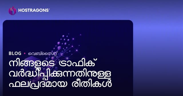 വെബ്സൈറ്റ് ട്രഫിക് കൂട്ടാൻ ഫലപ്രദമായ മാർഗങ്ങൾ: മാലയാളം SEO ഗൈഡ്