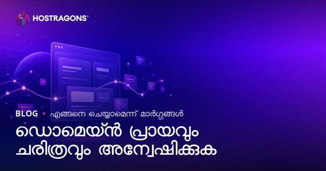 ഡൊമെയിൻ പഴക്കവും ചരിത്രവും പരിശോധിക്കൽ: ശുദ്ധമായ ഡൊമെയിൻ എങ്ങനെ കണ്ടെത്താം?