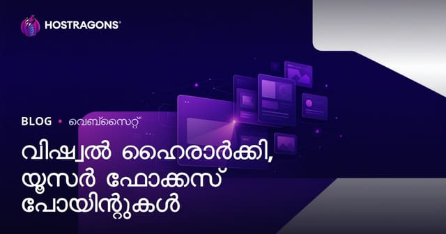 വിഷ്വൽ ഹൈരാർക്കി, യൂസർ ഫോക്കസ് പോയിന്റുകൾ