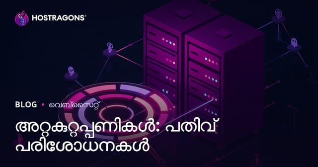 അറ്റകുറ്റപ്പണികൾ: പതിവ് പരിശോധനകൾ