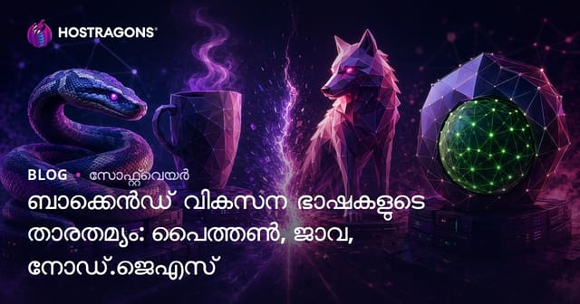 Python, Java, Node.js: ബെക്ക്എൻഡ് ഡെവലപ്പ്മെന്റിൽ ഏത് പ്രോഗ്രാമിങ് ഭാഷയും ഏത് രംഗത്തിനും?