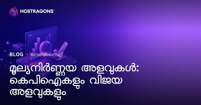 മാര്‍ഗ്ഗരേഖകളും വിജയ സൂചികളും: KPI, ഉത്തമ നിര്‍ണ്ണയ മാനങ്ങള്‍