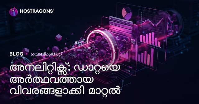 അനലിറ്റിക്സ്: ഡാറ്റയെ അർത്ഥവത്തായ വിവരങ്ങളാക്കി മാറ്റൽ