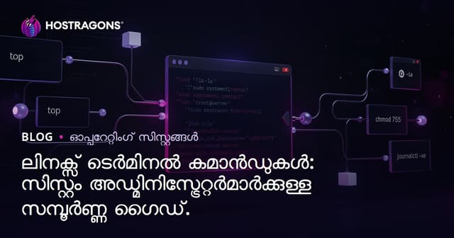 ലിനക്സ് ടെർമിനൽ കമാൻഡുകൾ: സിസ്റ്റം അഡ്മിനിസ്ട്രേറ്റർമാർക്കുള്ള സമ്പൂർണ്ണ ഗൈഡ്.