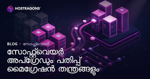 സോഫ്റ്റ്‌വെയർ അപ്‌ഗ്രേഡും പതിപ്പ് മൈഗ്രേഷൻ തന്ത്രങ്ങളും