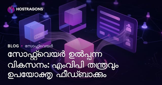 സോഫ്റ്റ്‌വെയർ ഉൽപ്പന്ന വികസനം: എംവിപി തന്ത്രവും ഉപയോക്തൃ ഫീഡ്‌ബാക്കും