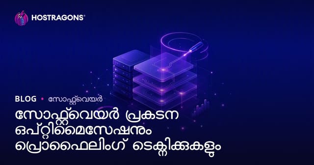 സോഫ്റ്റ്‌വെയർ പ്രകടന ഒപ്റ്റിമൈസേഷനും പ്രൊഫൈലിംഗ് ടെക്നിക്കുകളും