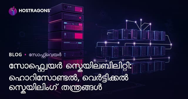 സോഫ്റ്റ്വെയർ സ്കെയിലബിലിറ്റി: ഹൊറിസോണ്ടൽ, വെർട്ടിക്കൽ സ്കെയിലിംഗ് തന്ത്രങ്ങൾ