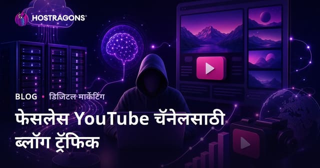AI आधारित फेसलेस YouTube चॅनेलसाठी ब्लॉग ट्राफिक वापरून वाढीचे उपाय