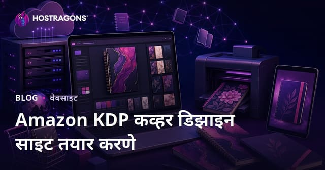 Amazon KDP साठी नोटबुक आणि डायरी कव्हर डिझाईन वेबसाइट कशी तयार करावी
