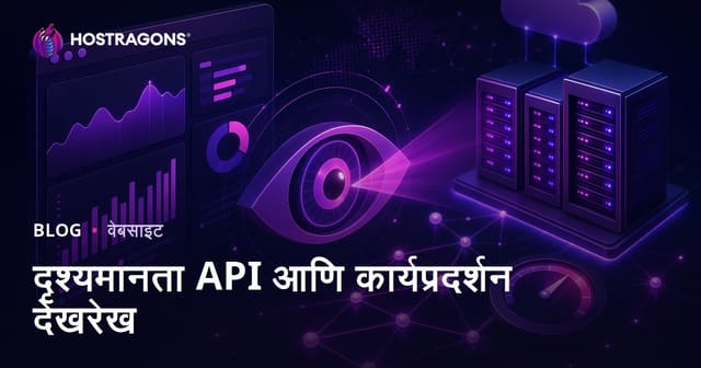 दृश्यमानता API आणि कार्यप्रदर्शन देखरेख