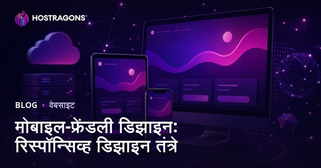 मोबाइल-फ्रेंडली डिझाइन: रिस्पॉन्सिव्ह डिझाइन तंत्रे