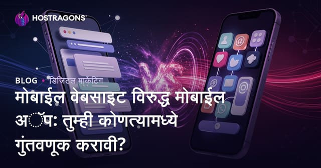 मोबाईल वेबसाइट विरुद्ध मोबाईल अॅप: तुम्ही कोणत्यामध्ये गुंतवणूक करावी?