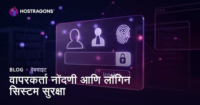 वापरकर्ता नोंदणी आणि लॉगिन सिस्टम सुरक्षा