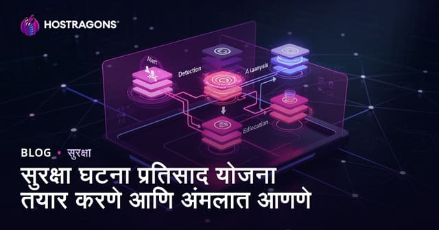 सुरक्षा घटना प्रतिसाद योजना तयार करणे आणि अंमलात आणणे