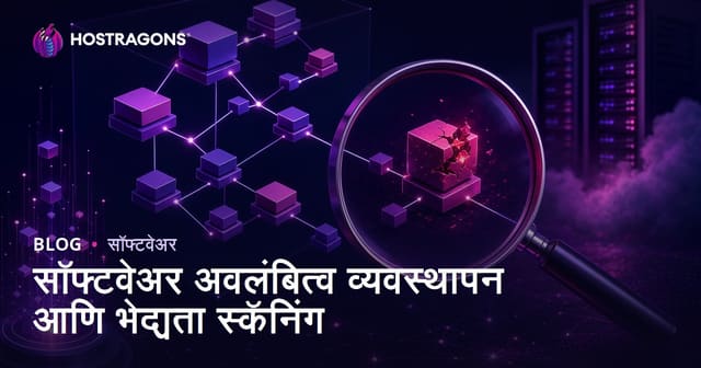 सॉफ्टवेअर अवलंबित्व व्यवस्थापन आणि सुरक्षा दुर्बलता स्कॅनिंग
