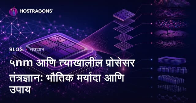 ५nm आणि त्याखालील प्रोसेसर तंत्रज्ञान: भौतिक मर्यादा आणि उपाय