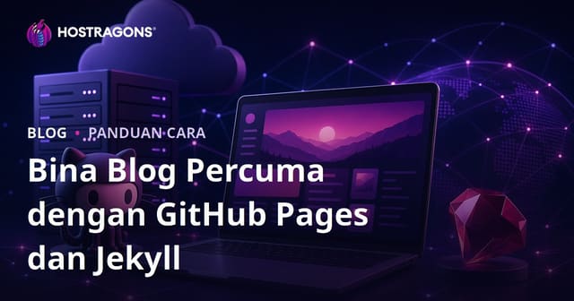 Cara Buat Blog Percuma & Tanpa Kos Dengan GitHub Pages dan Jekyll