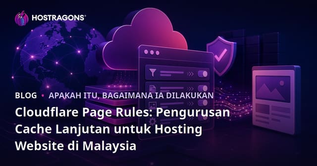 Cloudflare Page Rules: Pengurusan Cache Lanjutan untuk Hosting Website di Malaysia