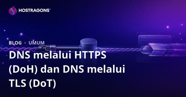 DNS melalui HTTPS (DoH) dan DNS melalui TLS (DoT)