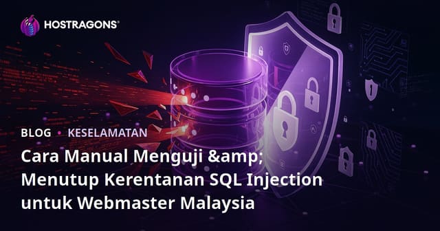 Cara Manual Menguji & Menutup Kerentanan SQL Injection untuk Webmaster Malaysia
