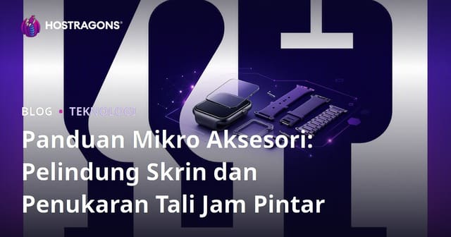 Panduan Mikro Aksesori: Pelindung Skrin dan Penukaran Tali Jam Pintar