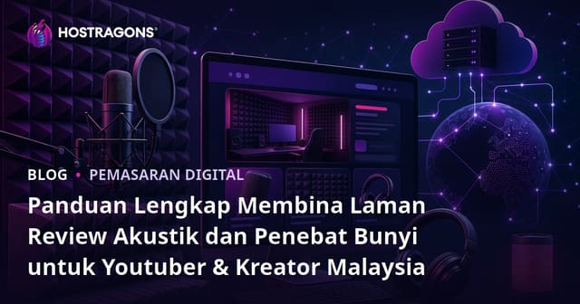 Panduan Membina Laman Ulasan Bagi Akustik Span dan Penebat Bunyi untuk YouTuber