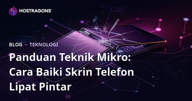 Panduan Teknik Mikro: Cara Baiki Skrin Telefon Lipat Pintar