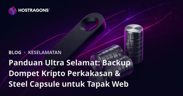 Panduan Ultra Selamat: Backup Dompet Kripto Perkakasan & Steel Capsule untuk Tapak Web
