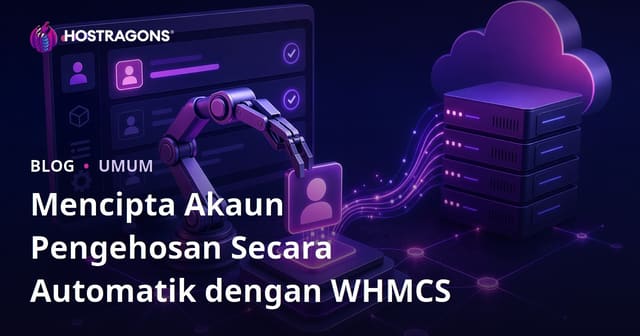 Mencipta Akaun Pengehosan Secara Automatik dengan WHMCS