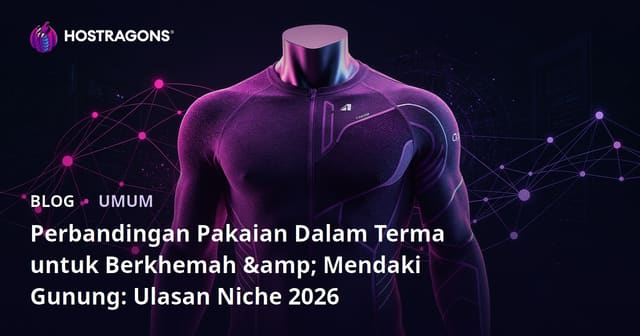 Perbandingan Pakaian Dalam Terma untuk Berkhemah & Mendaki Gunung: Ulasan Niche 2026