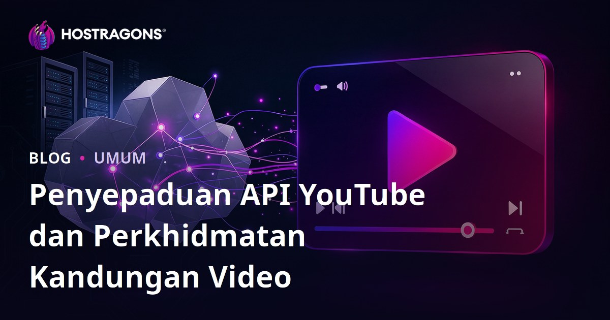 Penyepaduan API YouTube dan Perkhidmatan Kandungan Video