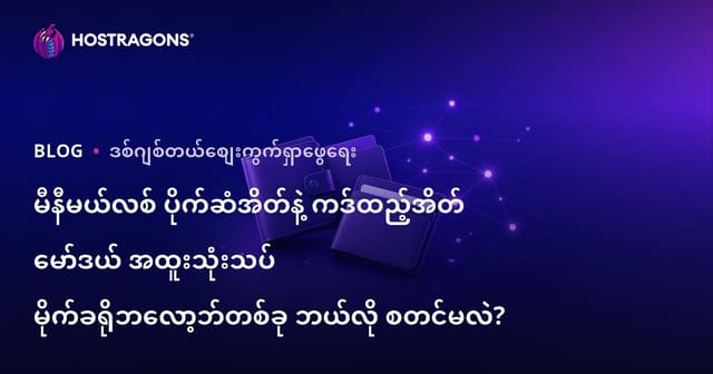 မီနီမယ်လစ် ပိုက်ဆံအိတ်နဲ့ ကဒ်ထည့်အိတ် မော်ဒယ် အထူးသုံးသပ် မိုက်ခရိုဘလော့ဘ်တစ်ခု ဘယ်လို စတင်မလဲ?