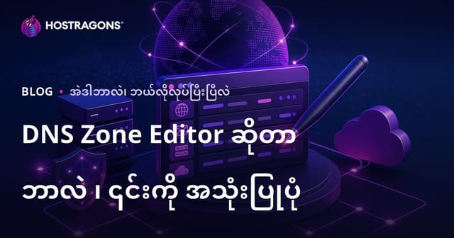 DNS Zone Editor ဆိုတာ ဘာလဲ ၊ ၎င်းကို အသုံးပြုပုံ