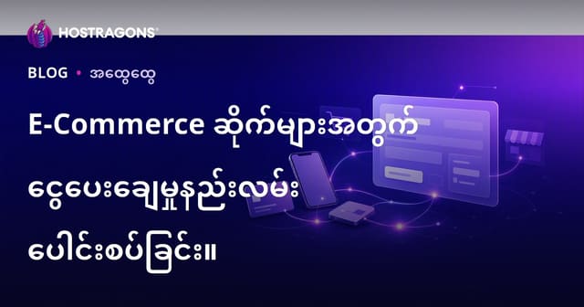 အီးလျှောက်ကုန်သွယ်ဆိုဒ်များအတွက် ငွေပေးချေမှု နည်းလမ်း ချိတ်ဆက်လိုက်နည်း သုံးသပ်ခြင်း