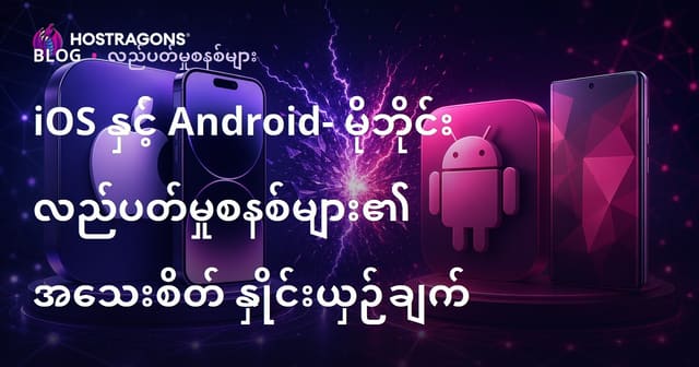 iOS နှင့် Android မိုဘိုင်းနဲ့နယ်ပယ်အတွက် အကြမ်းဖျာ ဝေယျမှု နှိုင်းယှဉ်ခြင်း (2024)