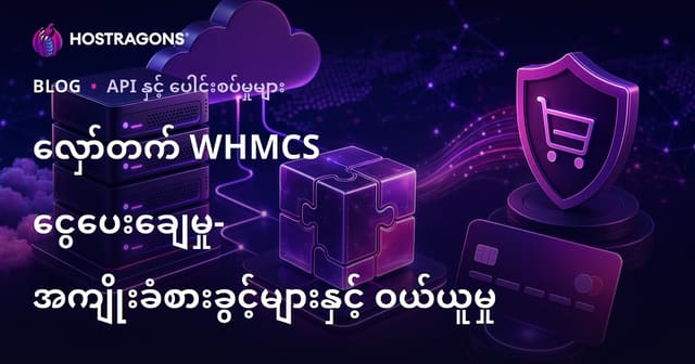 Paddle WHMCS ကုမ္ပဏီဝက်ဘ်ဆိုဒ်အတွက် ငွေပေးချေမူ အခန်းကဏ္ဍများနှင့် ဝယ်ယူနည်းလမ်း