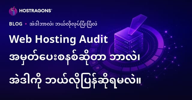 ကွန်ယက် Hosting အနည်းဆုံး စနစ်သုံးပျိုးပွားအကြမ်းဖန်နည်းနှင့် ဘယ်လိုသုံးသပ်ရမလဲ?