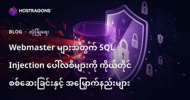 Webmaster များအတွက် SQL Injection ပေါ်လစီများကို ကိုယ်တိုင် စစ်ဆေးခြင်းနှင့် အမြှောက်နည်းများ
