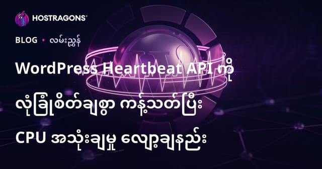 WordPress Heartbeat API ကို လုံခြုံစိတ်ချစွာ ကန့်သတ်ပြီး CPU အသုံးချမှု လျော့ချနည်း