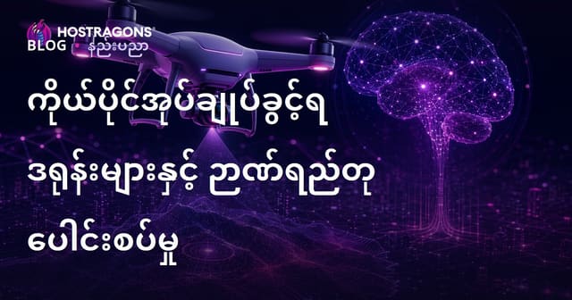 အော်တိုနမ် Drone နှင့် တုန့်ပြန် ဥာဏာ တပ်ဆင်နိုင်သော နည်းပညာများ