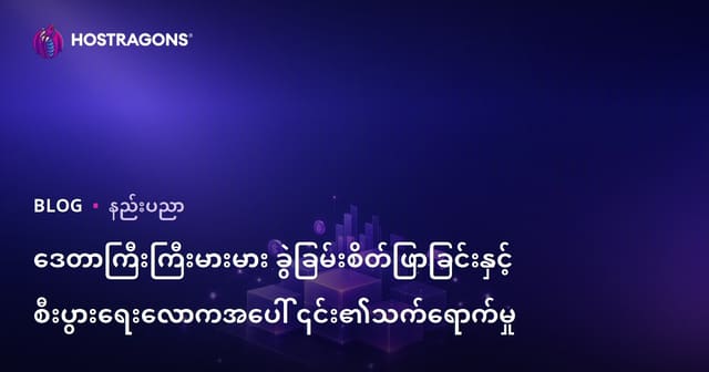 Big Data အနုမြူနှင့် စီးပွားရေးအထိရောက်မှု